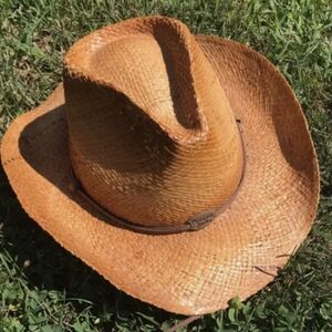 Strong form woven Drifter Panama Jack hat, brand new with tags and chin strap